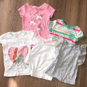 Toddler girls short sleeve tee lot